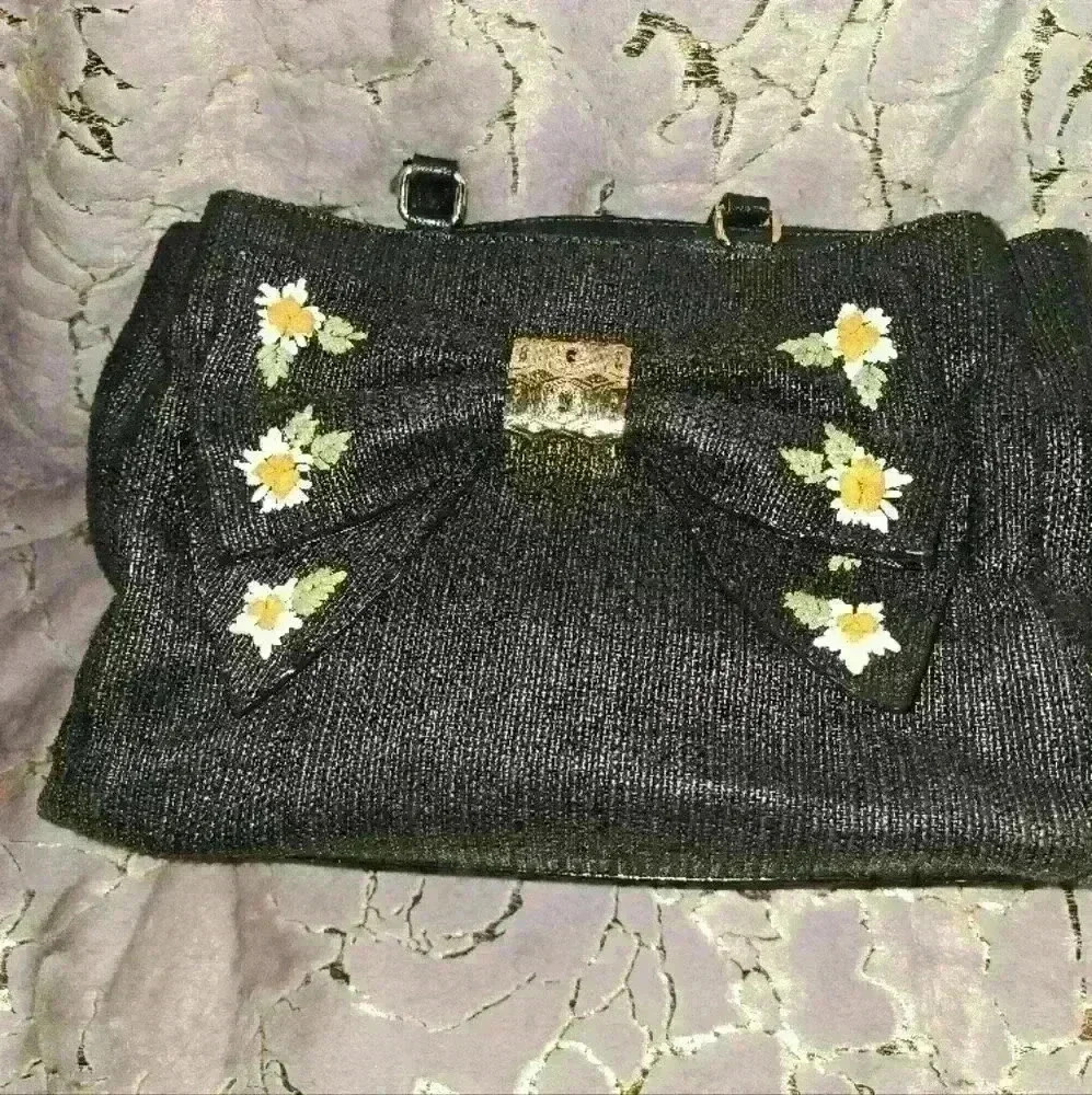 Betsey johnson Black bag with Style and Functionality